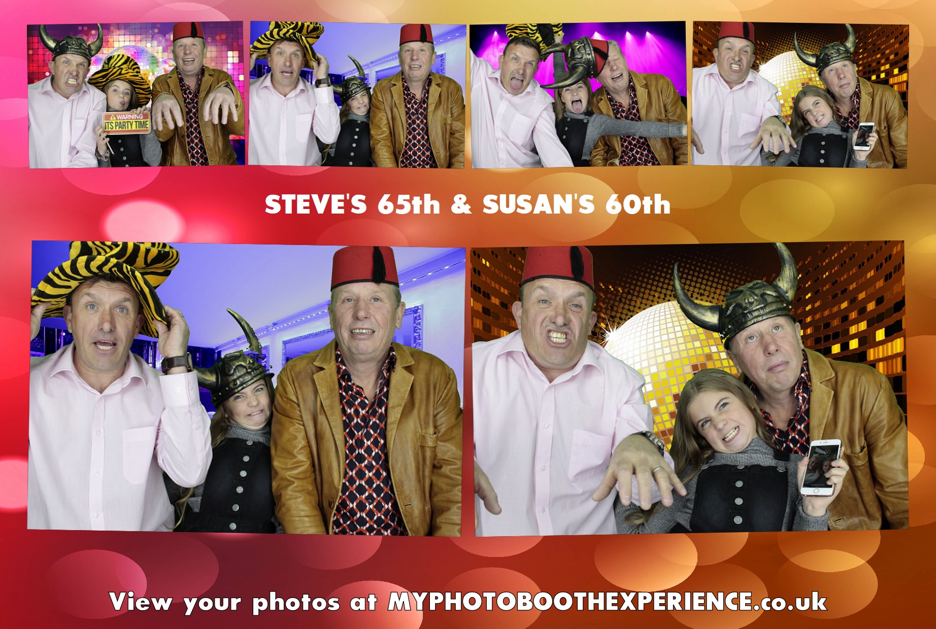 Steve's 65th & Susan 60th Birthday | View more photos from the event at gallery.myphotoboothexperience.co.uk/u/MyPhotoBoothExperienceLtd/Steves-65th-Susan-60th-Birthday